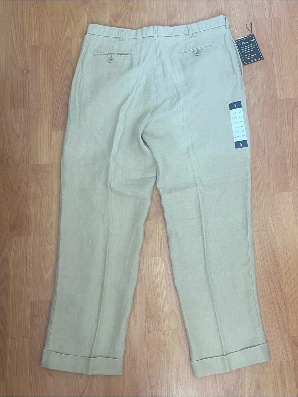 NWT Polo Ralph Lauren The Beaton Pant Preppy Costal Linen Pants Men’s 38/30